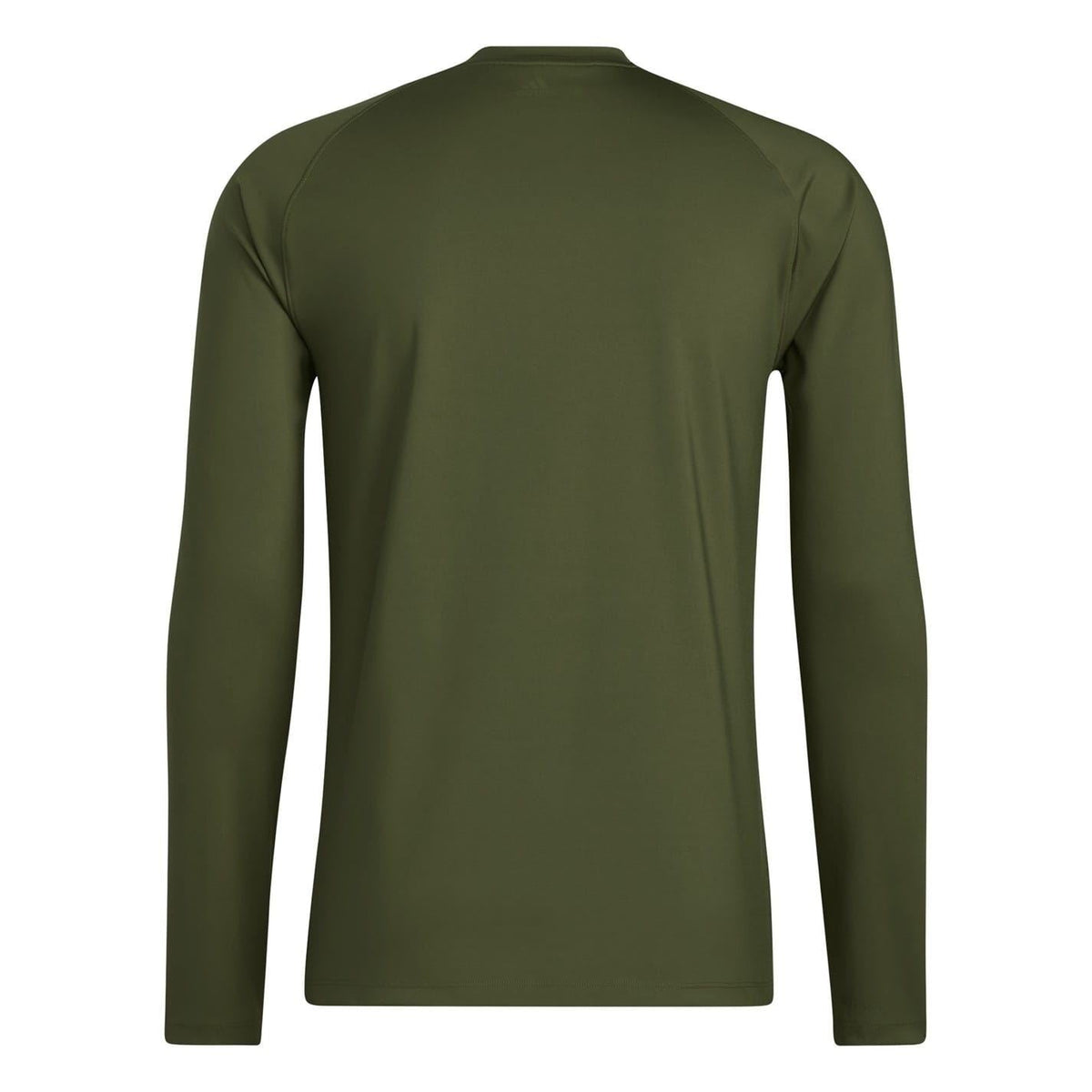 Adidas Originals green crew-neck long-sleeve t-shirt, plain back
