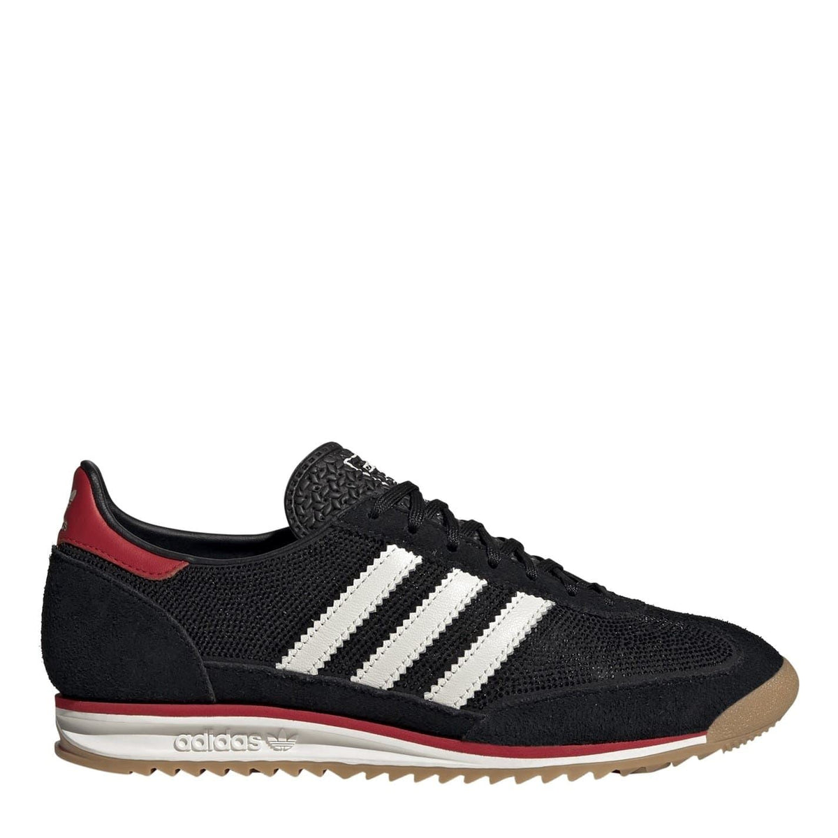 adidas Originals Sl72 shoes in white with classic design, featuring lace-up closure and retro style for casual wear.