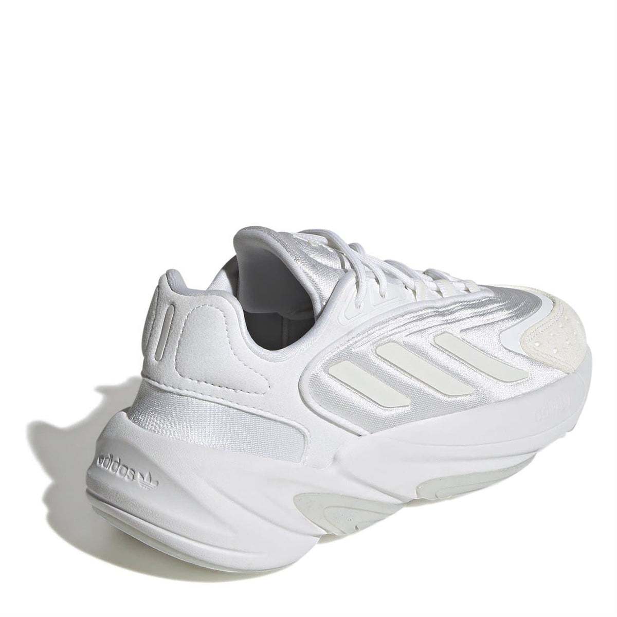 adidas Originals low-top lace-up sneakers, white upper with padded collar and cushioned heel