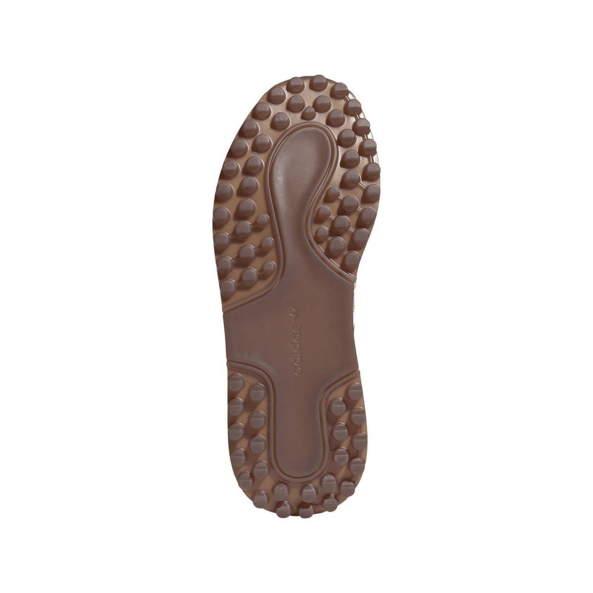 Rubber outsole with round traction nubs for grip