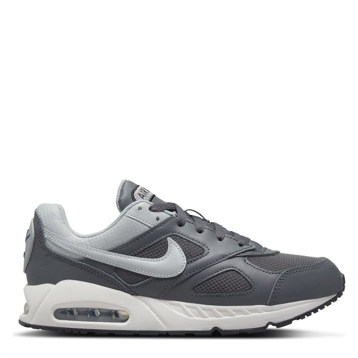 Boys' Nike Air Max Ivo sneakers in grey and white with air-cushion sole
