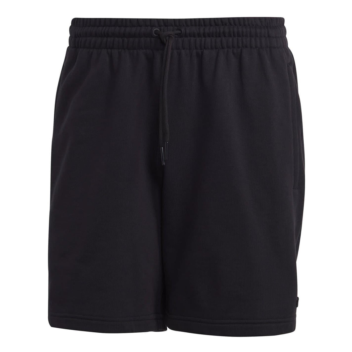 adidas Originals black bermuda sweat shorts with elastic waistband and drawstring