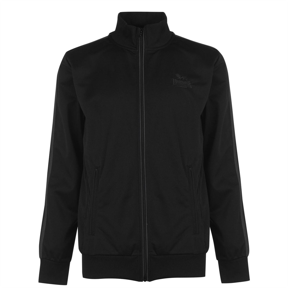 adidas Originals Beckenbauer T track jacket, black full-zip with stand collar