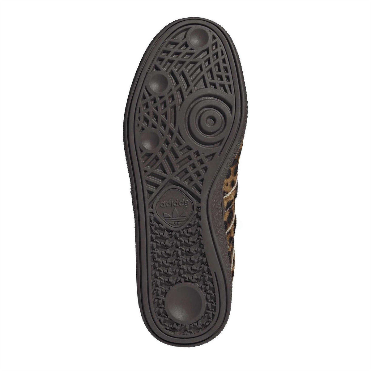 Treaded rubber outsole for adidas Originals leopard slip-on sneaker