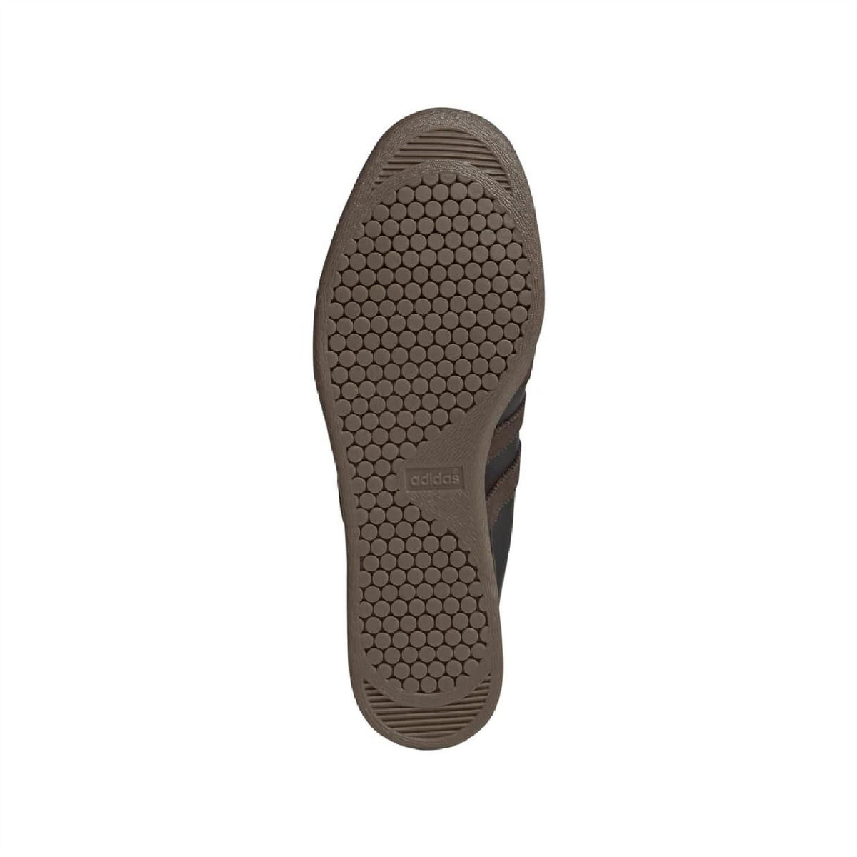 adidas Originals outsole, textured rubber tread in dark brown with center grooves