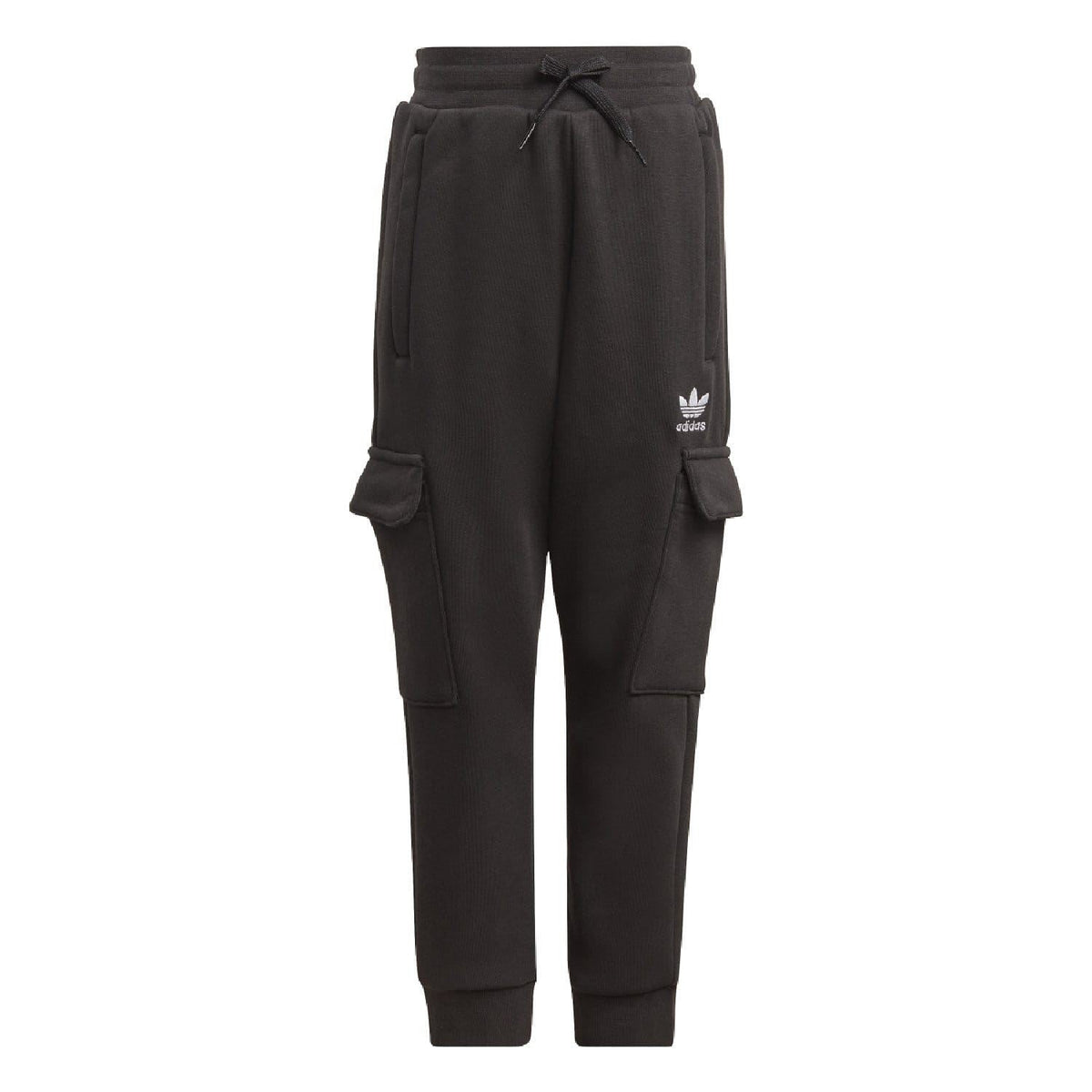 Adidas Originals infant half-zip hoodie and cargo pants set for ages 2-7, featuring a soft, comfortable design in casual style.