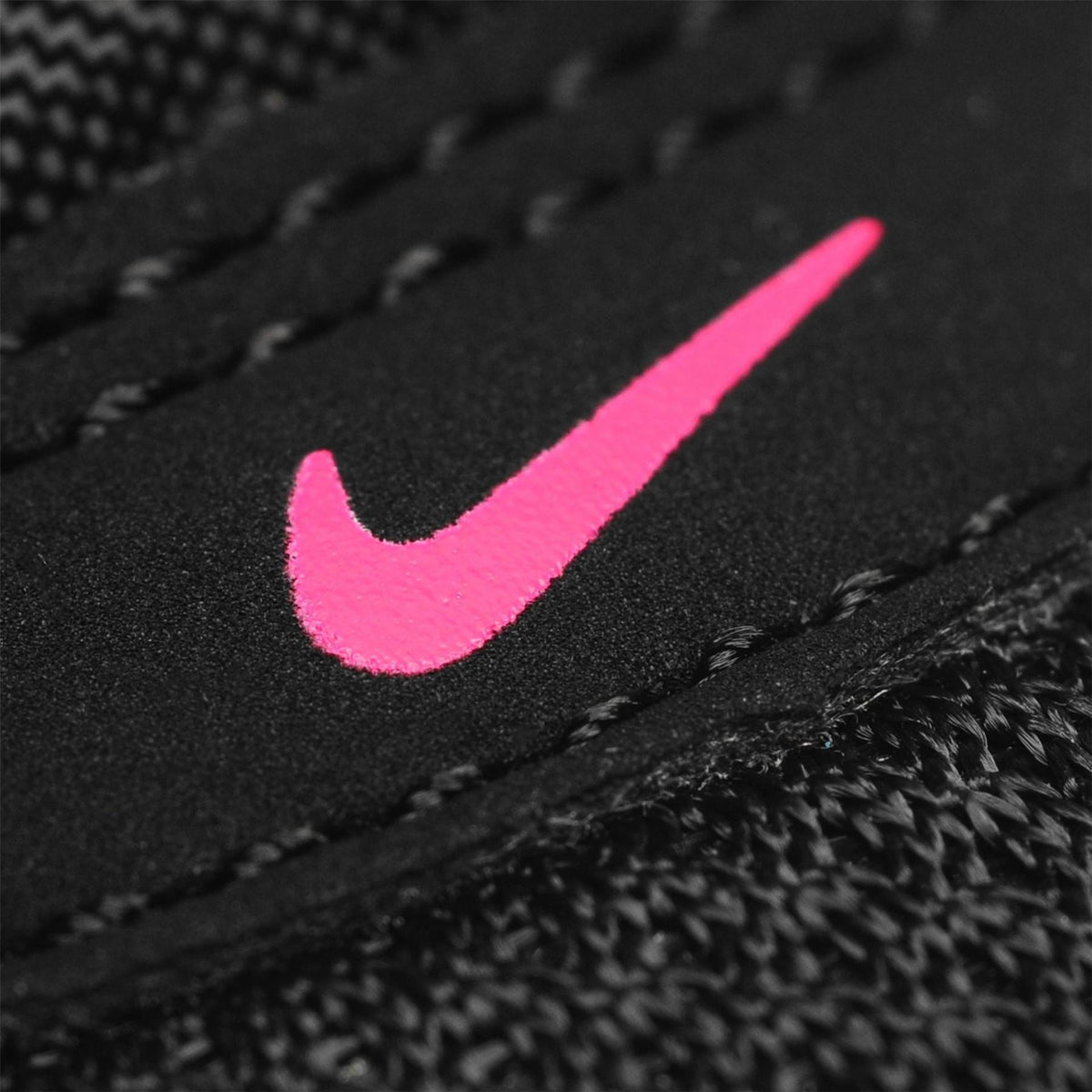 Nike Air Max Ivo black upper with bright pink Nike swoosh logo