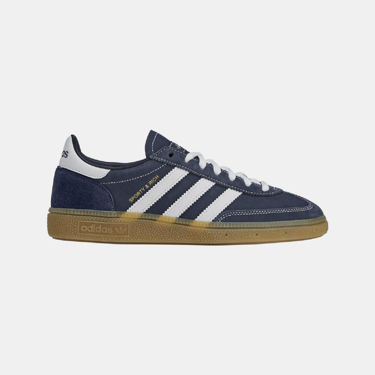 adidas Originals Handball Spezial x Sporty and Rich trainers, stylish footwear with vibrant color accents and classic design details