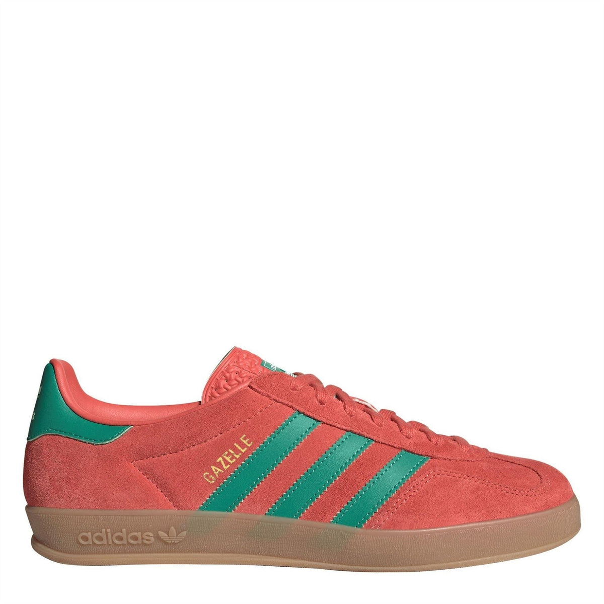 adidas Originals Gazelle indoor footwear, stylish sneakers with suede upper and classic design for casual wear.