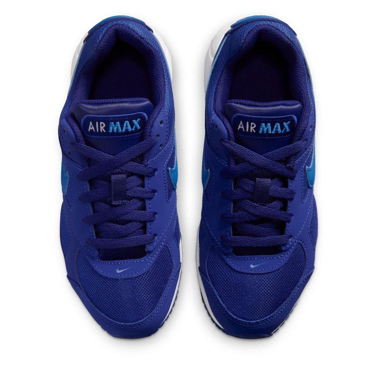 Boys' Nike Air Max Ivo sneakers, navy blue mesh uppers with lace-up