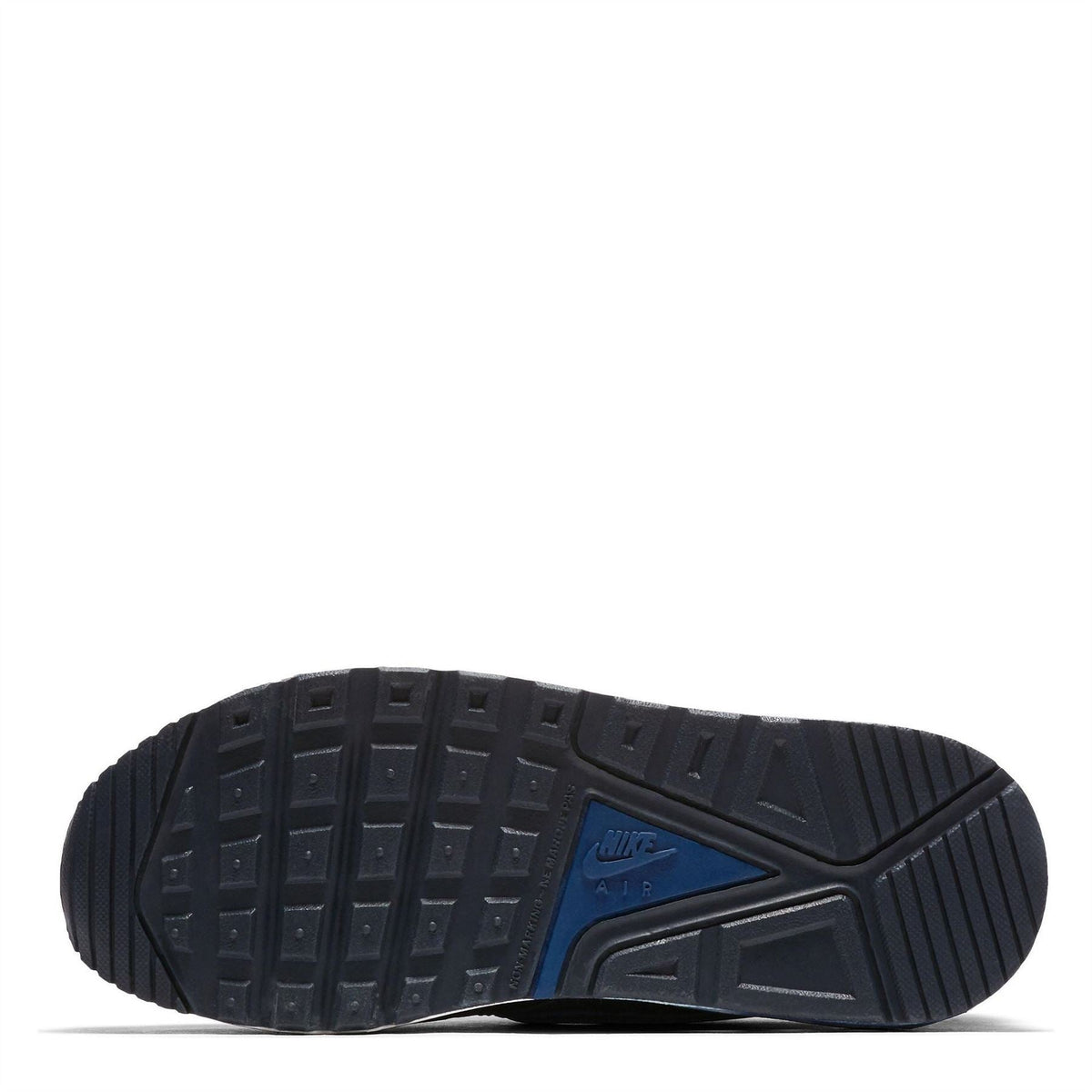 Boys' Nike Air Max Ivo outsole with textured tread and blue detail