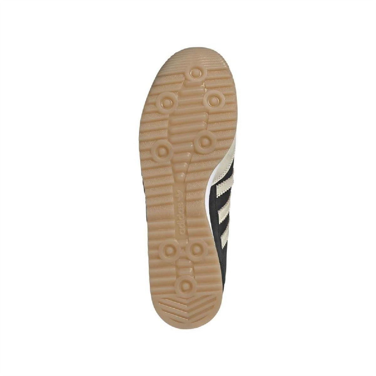 adidas Originals SL 72 RS outsole view with gum tread and black-and-cream upper