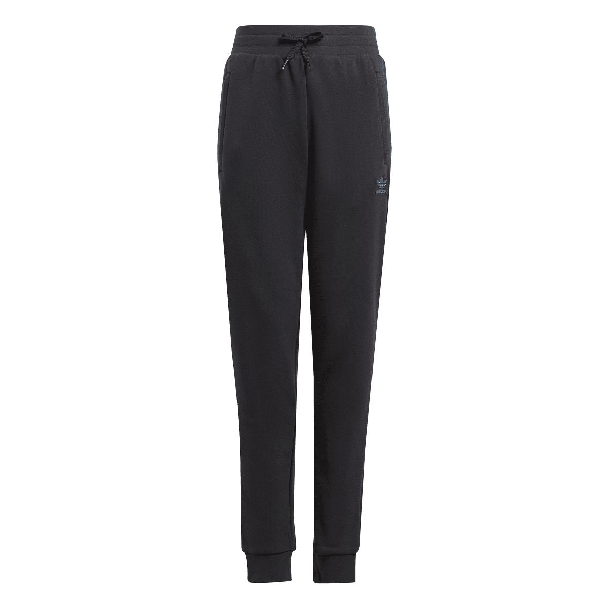 Junior logo joggers in black with elastic cuffs and drawstring waist