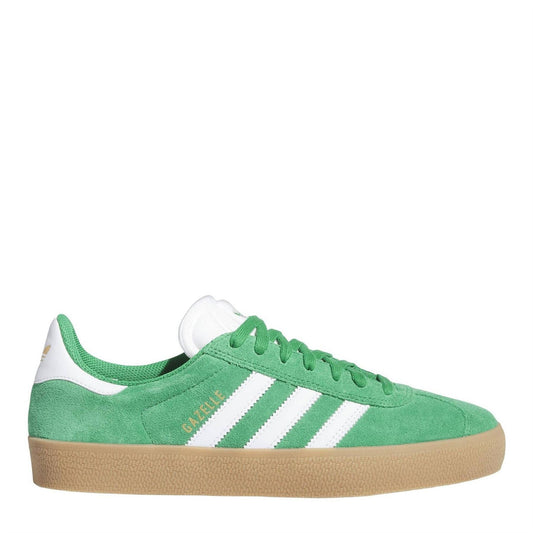 adidas Originals Gazelle ADV trainers in classic suede with white stripes and rubber sole, casual footwear for everyday wear