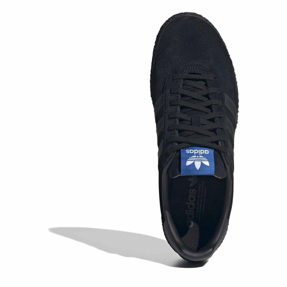 adidas Montreal trainers dark navy suede with lace-up and adidas tongue branding detail