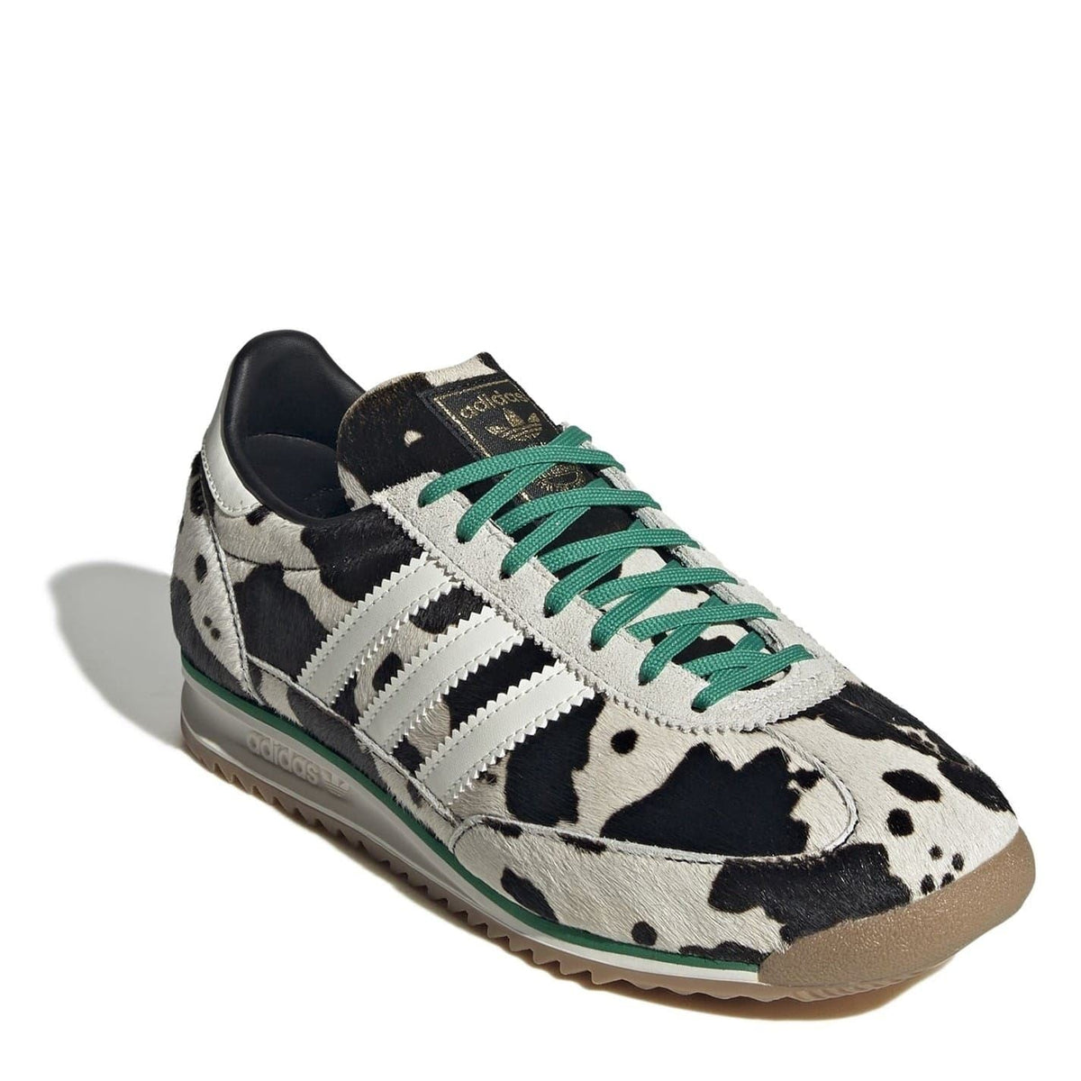 adidas Originals Sl72 shoes in white with black accents, classic low-top footwear with lace-up closure and retro style.