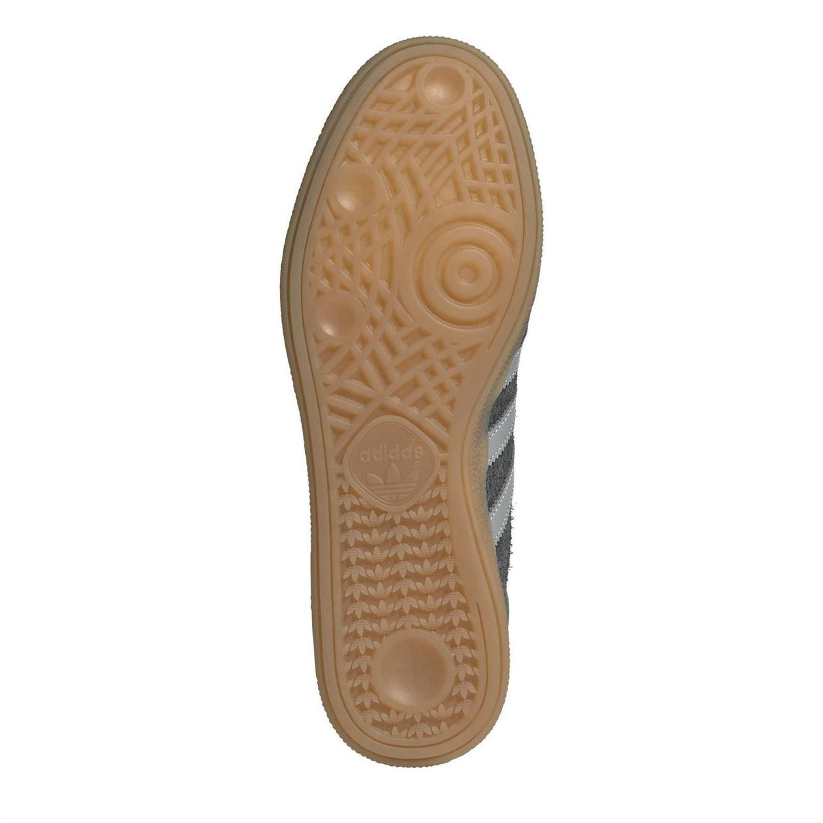 adidas Handball Spezial trainers outsole, gum tread with circular and grid patterns