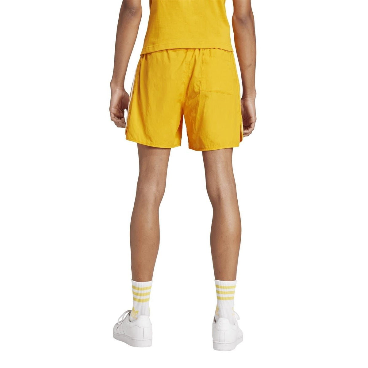 adidas Originals Sprinter running road shorts with elasticated waistband, lightweight fitness gymwear for active sports and training.