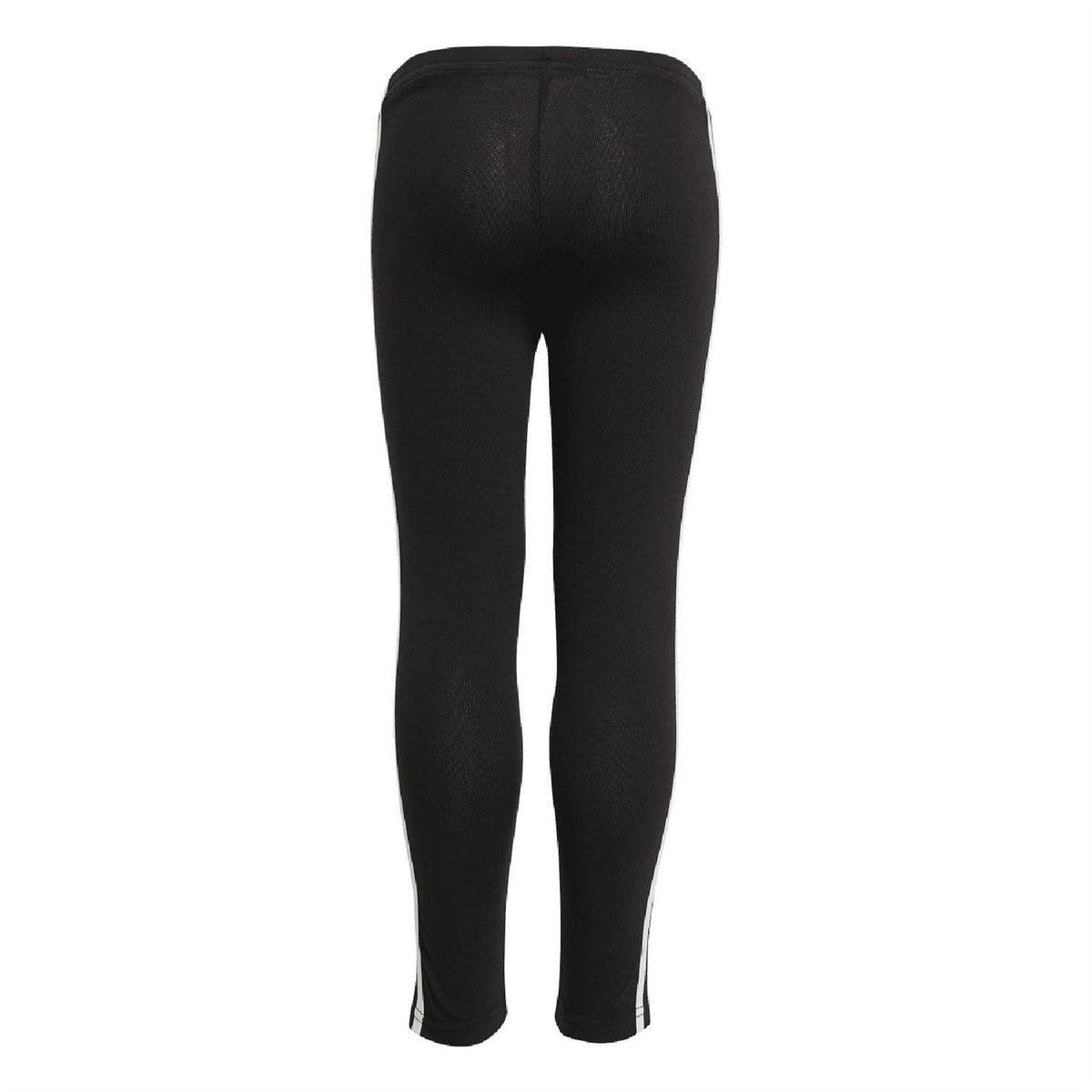 Black cropped adidas Originals leggings with white side stripes
