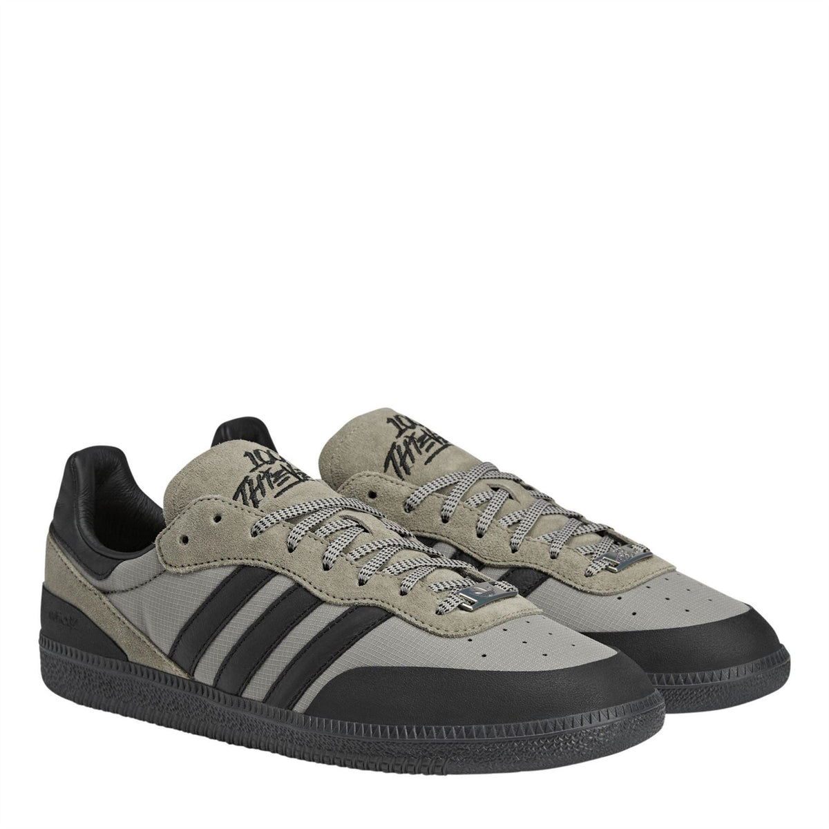 adidas Originals 100t Palos Hi footwear, casual sneakers with high-top design and classic adidas branding in white and black colors