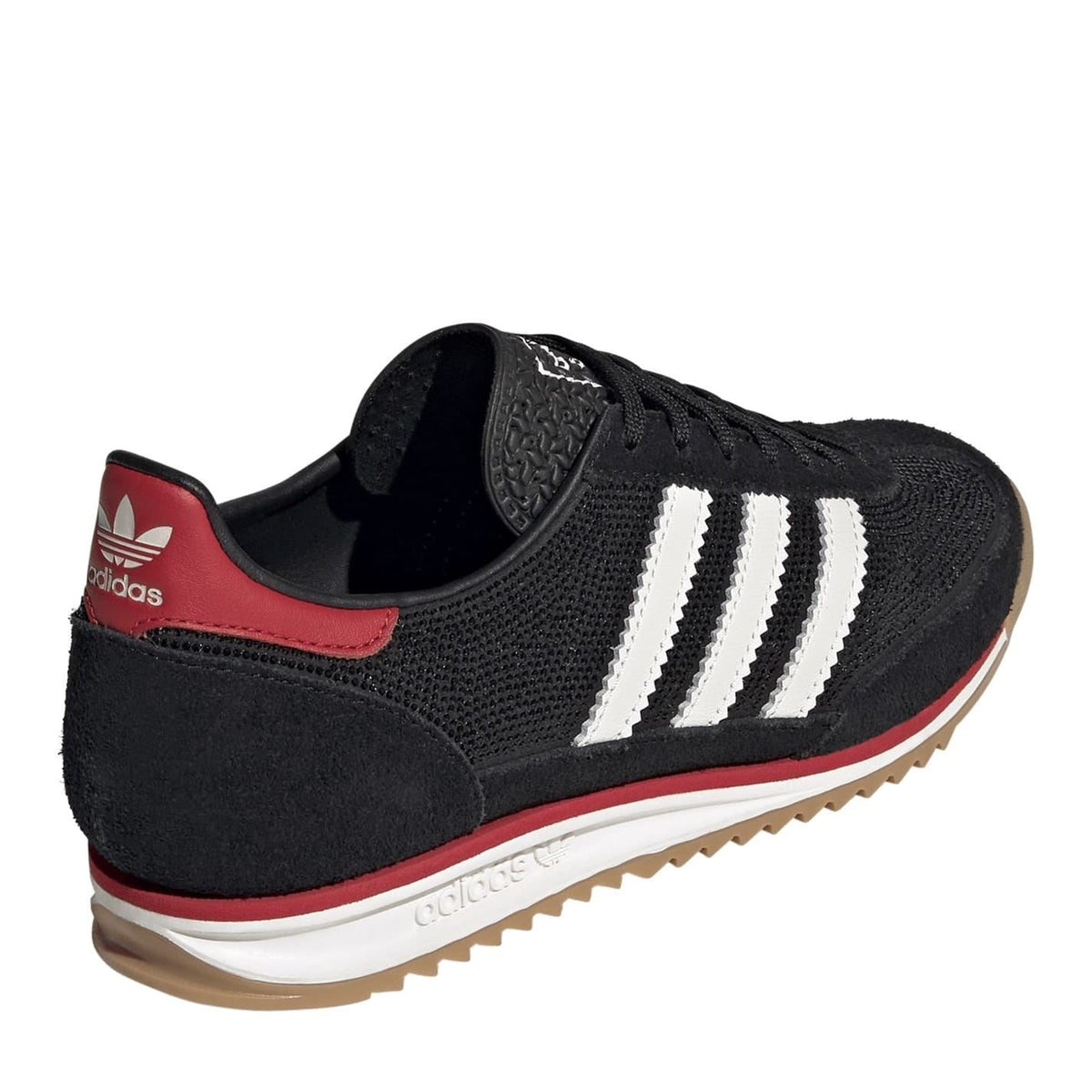 adidas Originals Sl72 shoes in white with classic design, featuring suede and leather upper and rubber sole, casual footwear for everyday wear