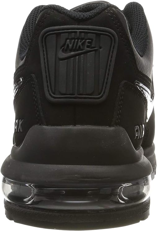 Men's Nike Air Max LTD 3 black rear sneaker with NIKE logo and heel Air unit