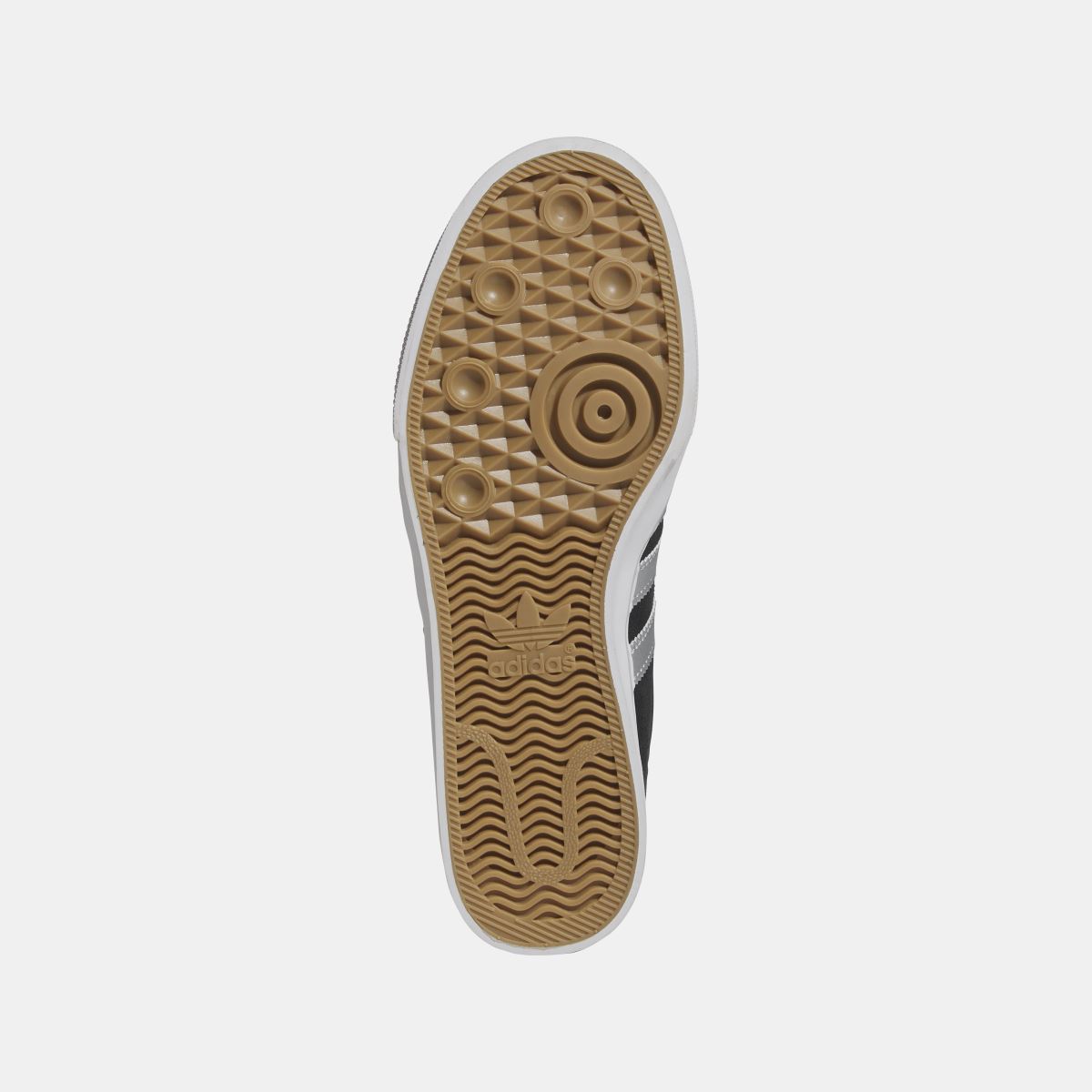 adidas Originals Adi Ease black sneaker outsole with textured grip and white edge