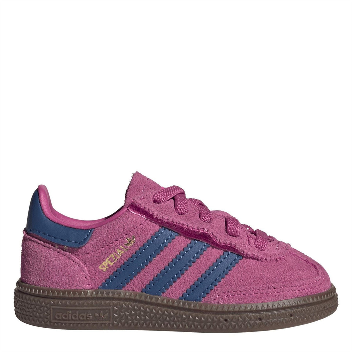 adidas Originals Hb Spezial low-top lace-up sneakers in mauve pink with blue stripes
