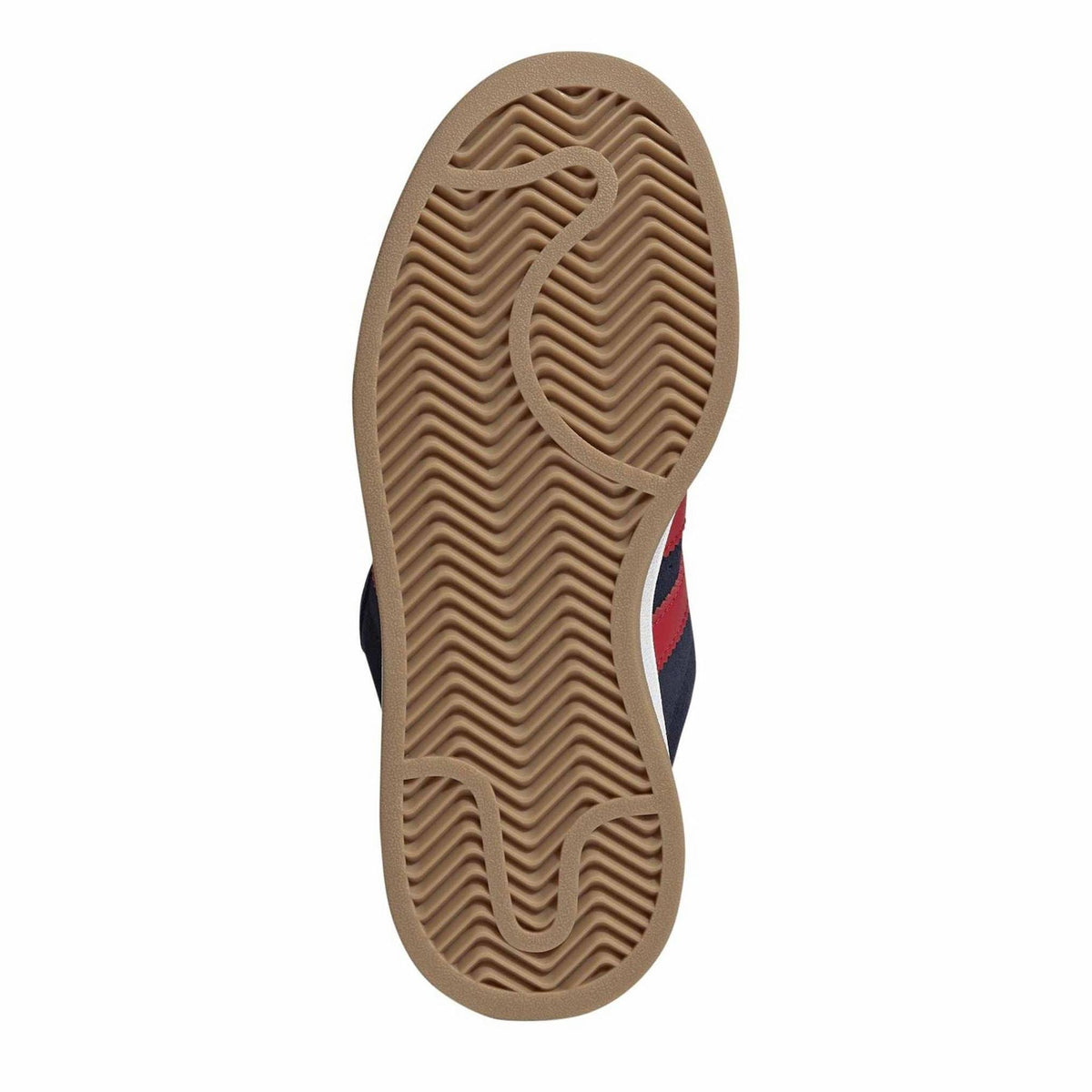Kids sneaker outsole, textured tan rubber bottom for grip