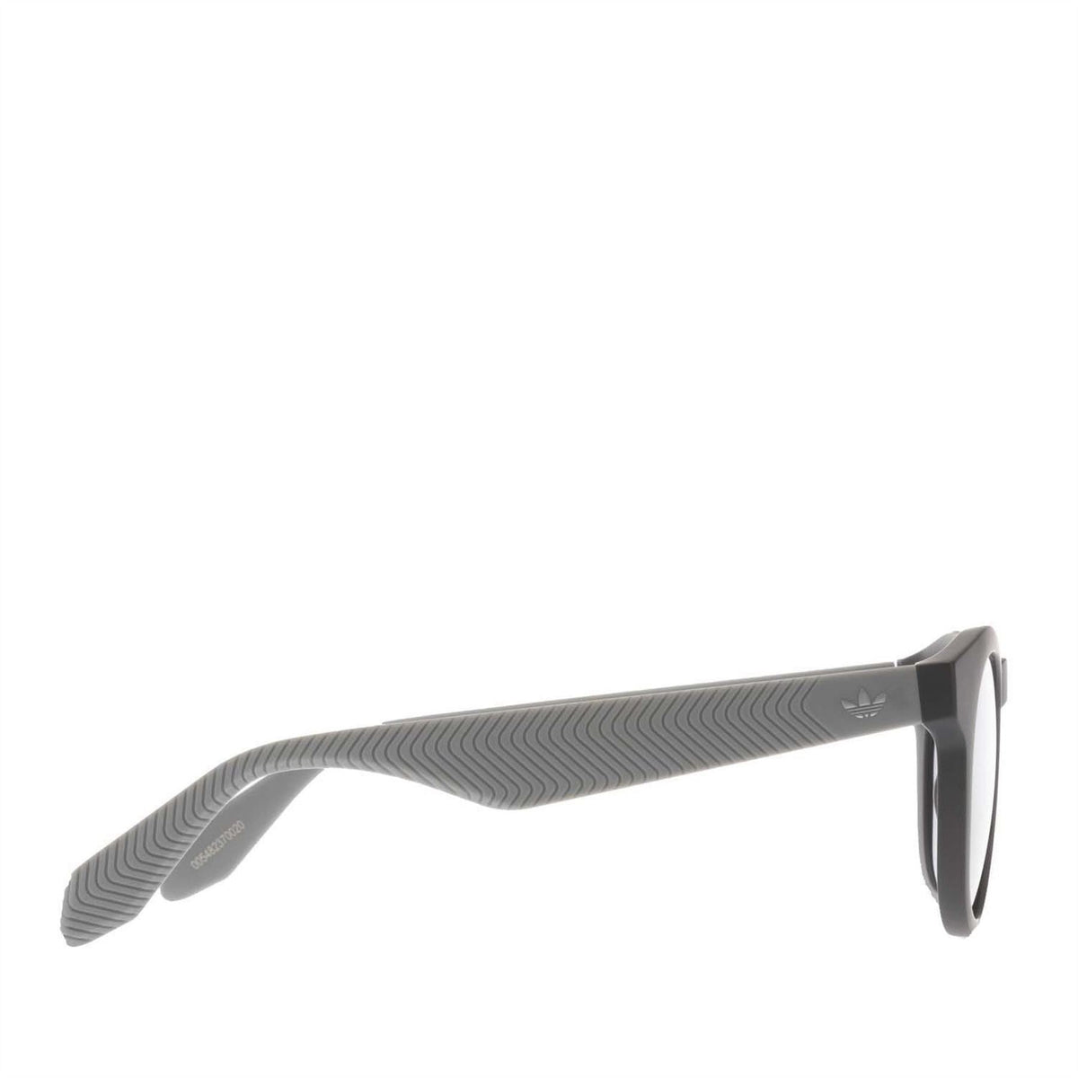 adidas Originals black sunglasses side view with striped temple grip