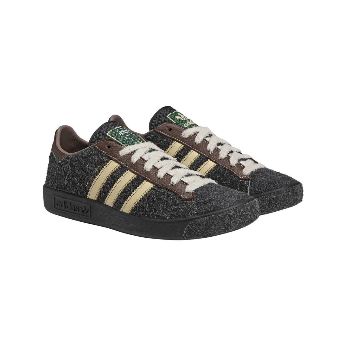 adidas Originals Forest Hills Brain Dead shoes, stylish footwear with a unique design, featuring classic sneaker details and branding.