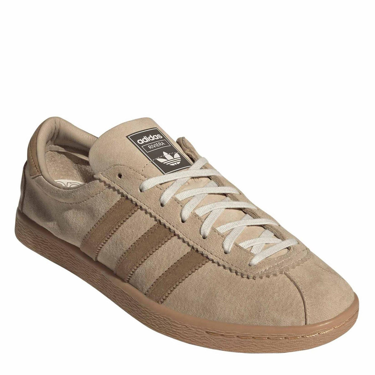 adidas Originals suede low-top sneakers with lace-up, adidas tongue label and gum sole