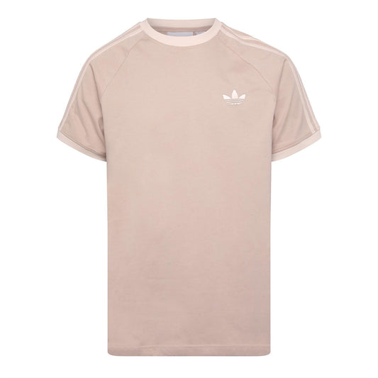 adidas Originals Cali T-Shirt in white with logo print, casual short-sleeve tee for everyday wear