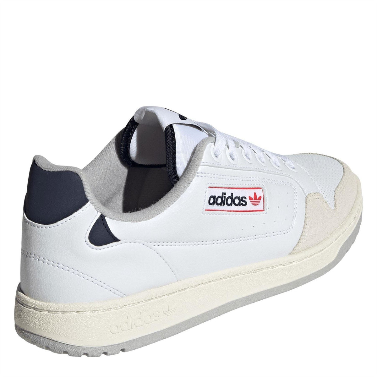 adidas Originals Ny 90 Low-Top Trainers showcasing classic sneakers with white and navy color scheme and low-top design.