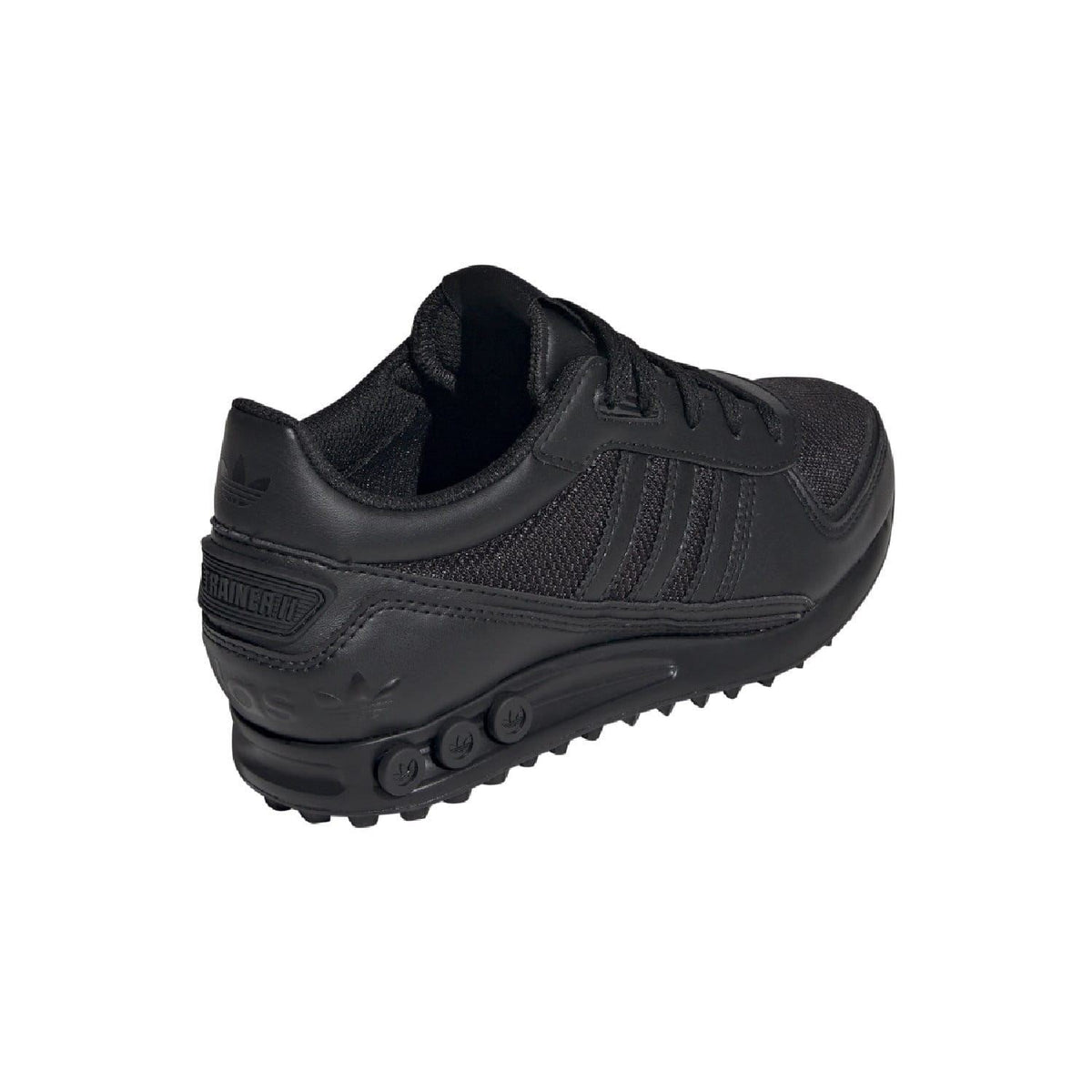 Adidas Originals LA Trainer II juniors black trainer heel with cushioned collar