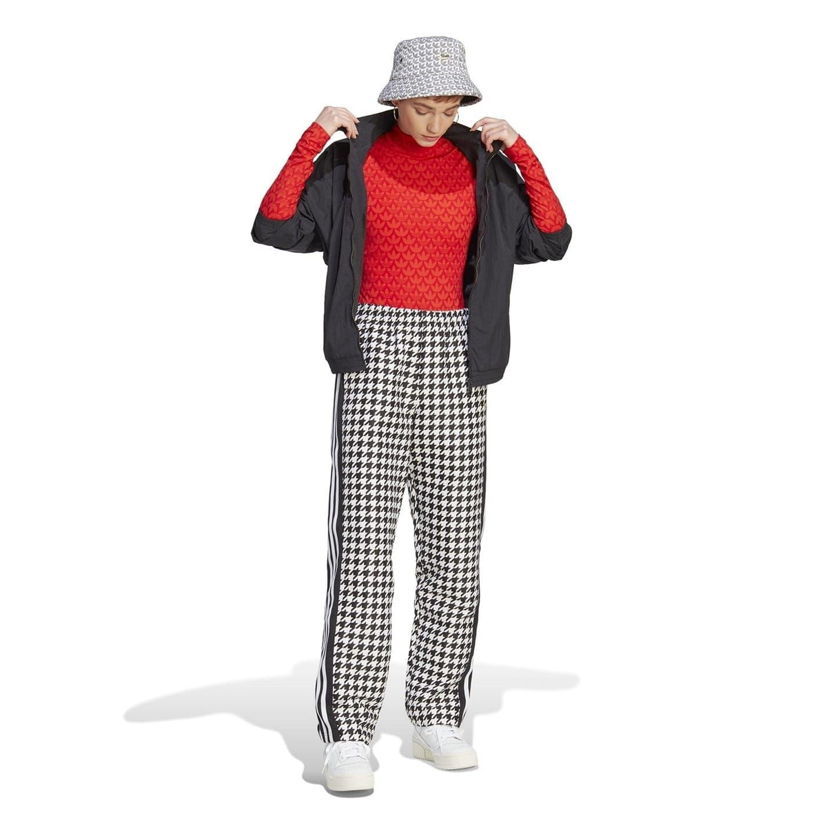 adidas Originals women's logo bodysuit, stylish black top with adidas logo, form-fitting design, perfect for casual and athletic wear