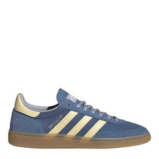 adidas Spezial trainers in dusty blue with cream stripes and gum rubber sole