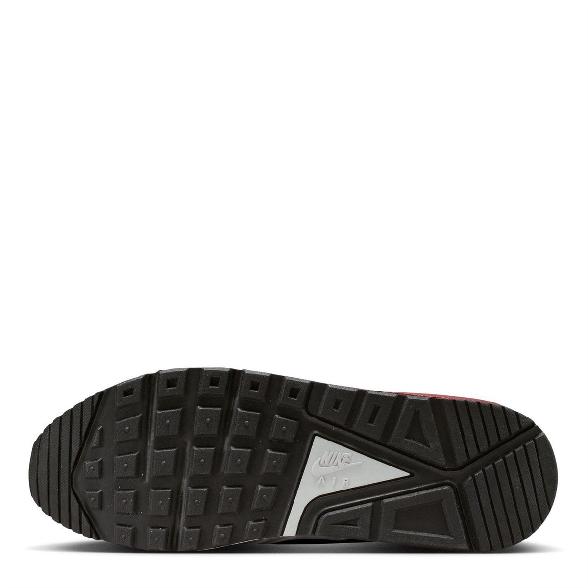 Nike Air Max Ivo trainers outsole, black tread with gray center and red stripe