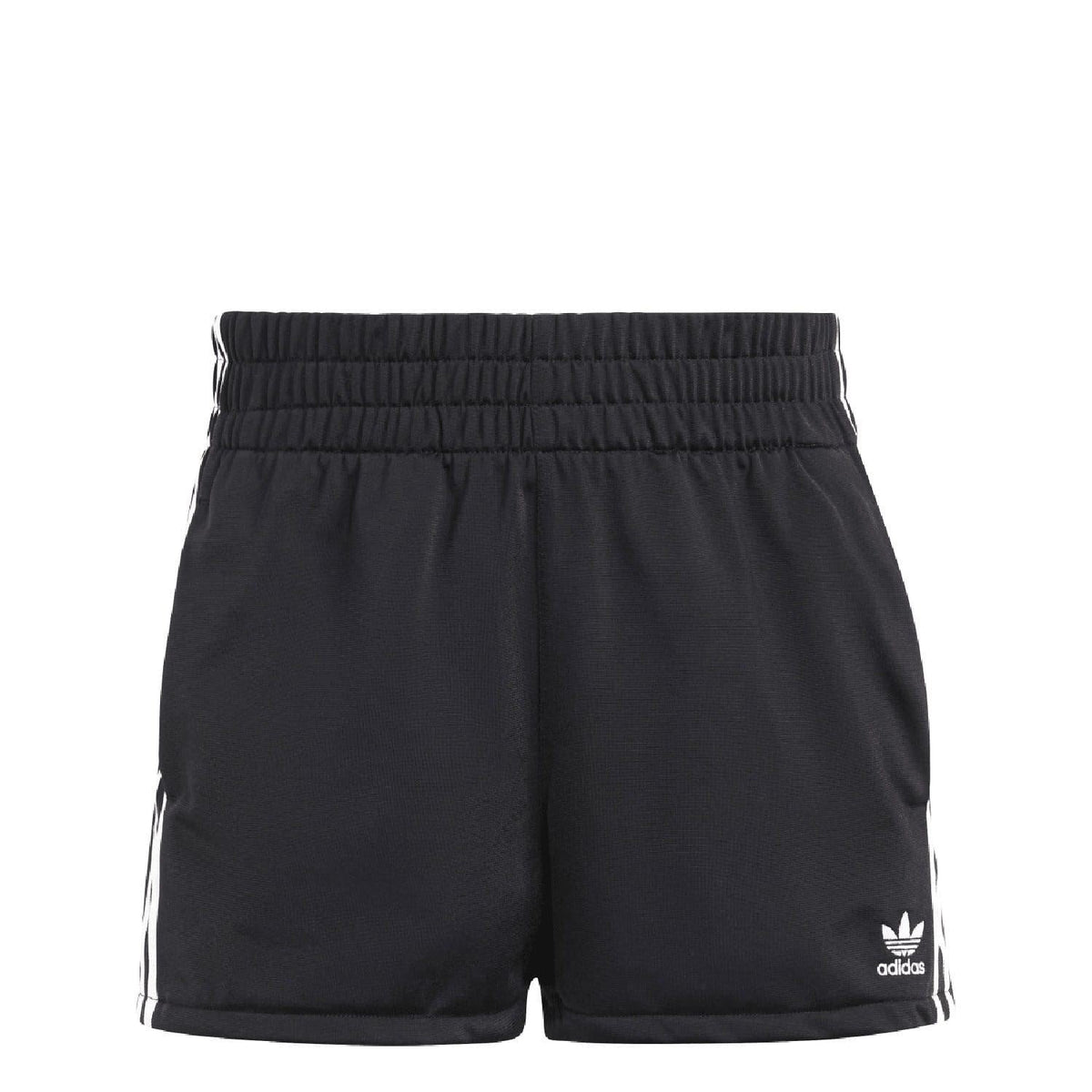 Black adidas Originals Adicolor 3-Stripes shorts, elastic waistband, Adidas logo