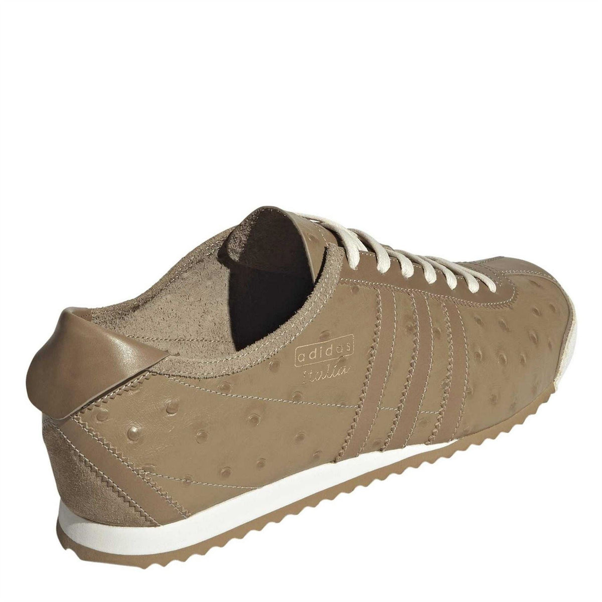adidas Originals Italia 60s low-top sneakers, brown canvas with padded collar and white rubber sole