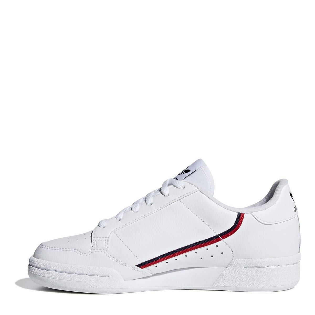 Junior adidas Originals Contnntl 80 Low Top Sneakers in size 3-5, featuring classic design and comfortable footwear for kids.