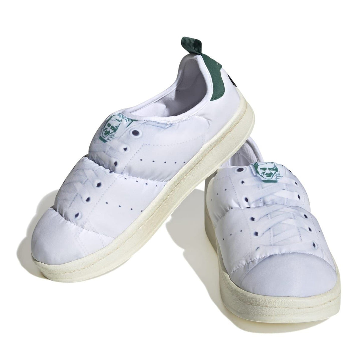 adidas Originals Puffy Spr Trainers featuring iconic three stripes, casual footwear with puffy design and sporty style.