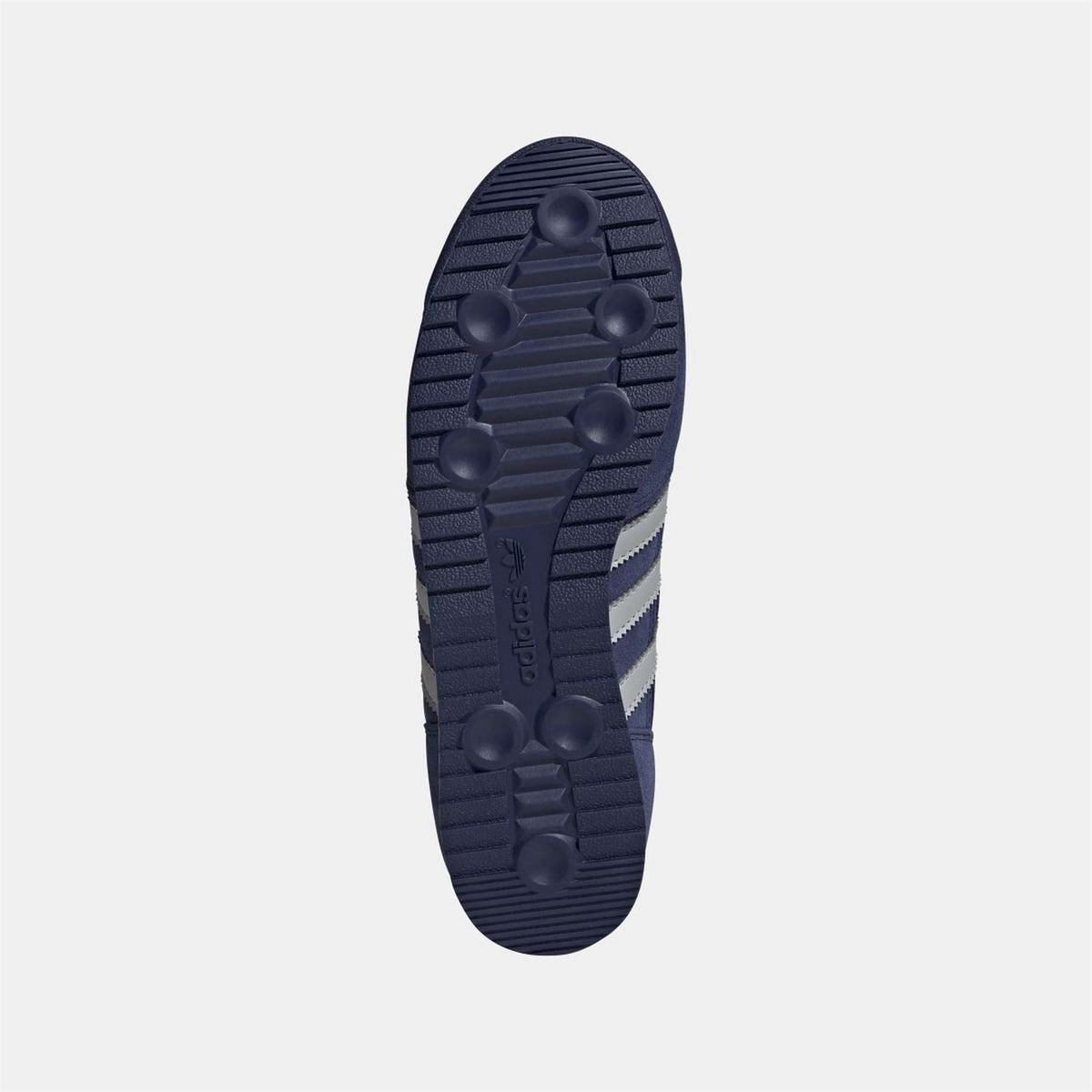 Adidas Originals footwear showing classic sneakers with white and black design, textured sole, and iconic brand detailing.