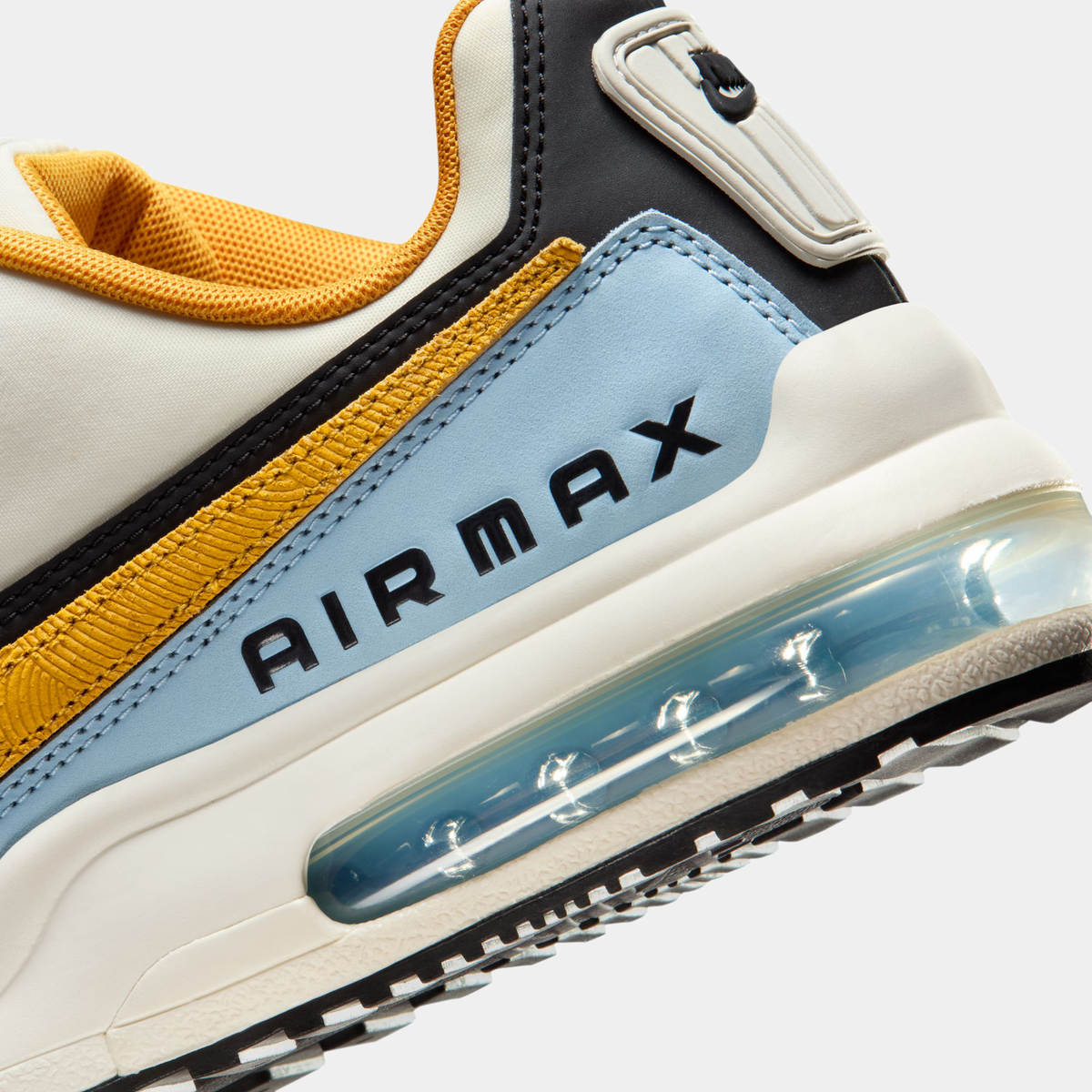 Air Max LTD 3 sneakers side close-up with AIR MAX text and visible air unit