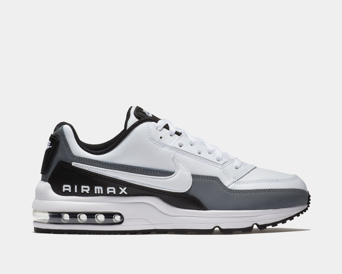 White and black lace-up Air Max LTD 3 shoes with visible air unit