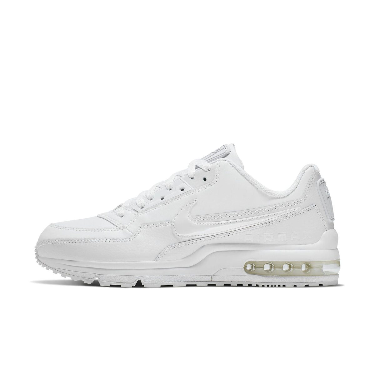Air Max LTD 3 shoes, white leather-look lace-up with visible air unit