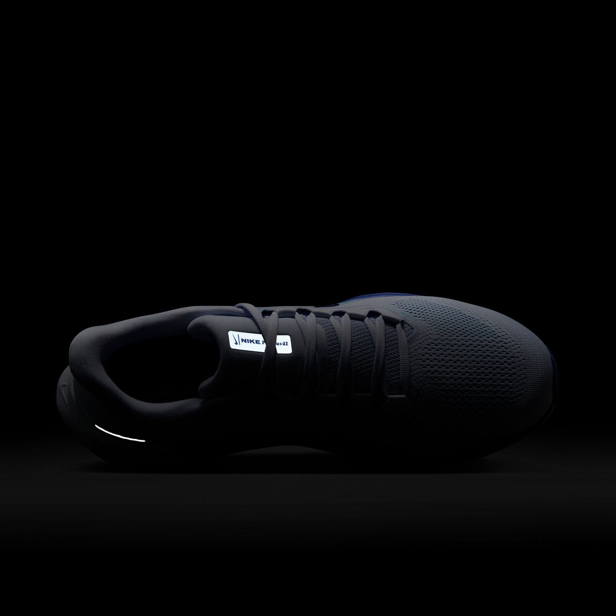 Black Air Zoom Pegasus 41 running shoes with textured upper and white midsole accents