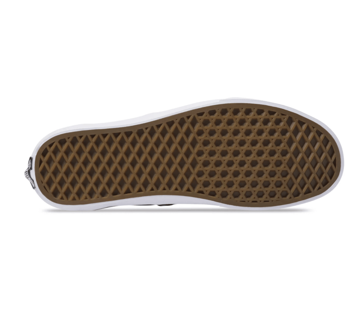 Shoe outsole for grey sneakers with textured waffle tread