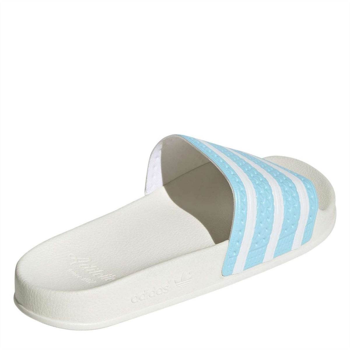 adidas Originals Adilette Slides footwear with cushioned soles and slip-on design, featuring the classic adidas logo on the straps