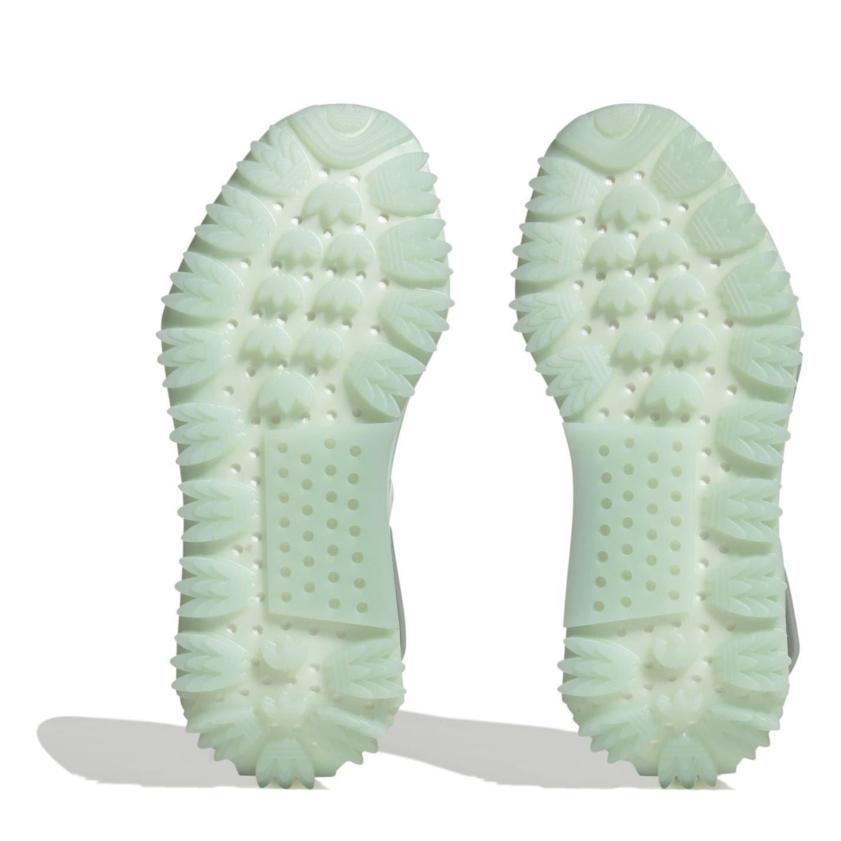 adidas Originals NMD S1 sneakers, bottom view with mint traction tread and pod sole